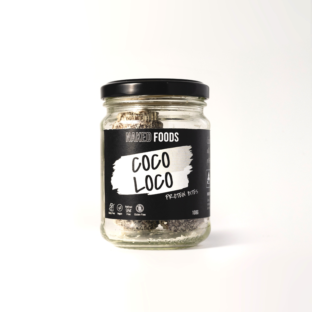 Coco Loco Protein Bites Jar