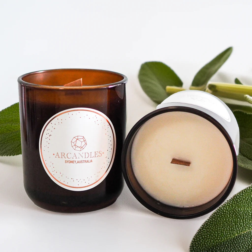 Arcandles Lemongrass + Sage Soy Candle