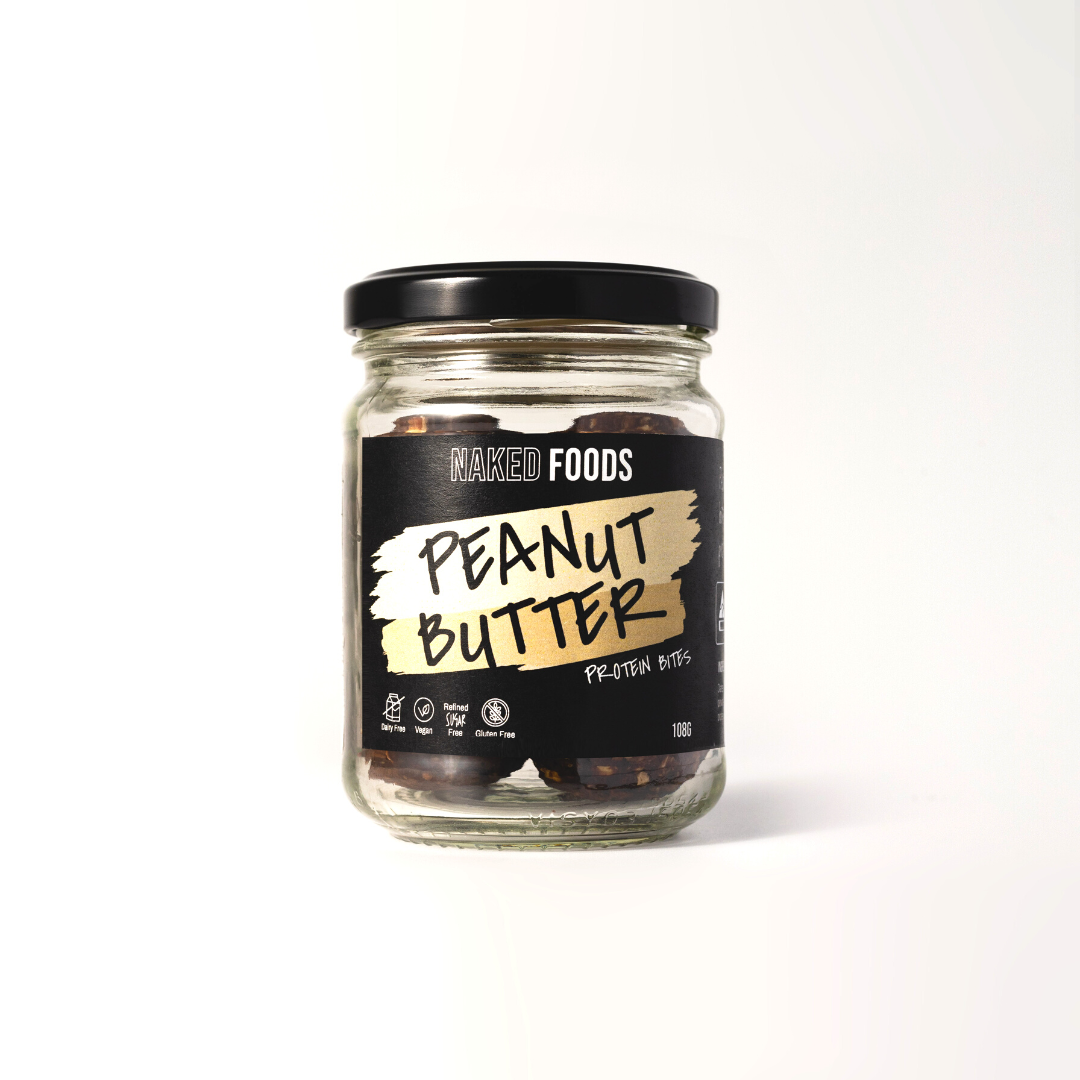 Peanut Butter Protein Bites Jar