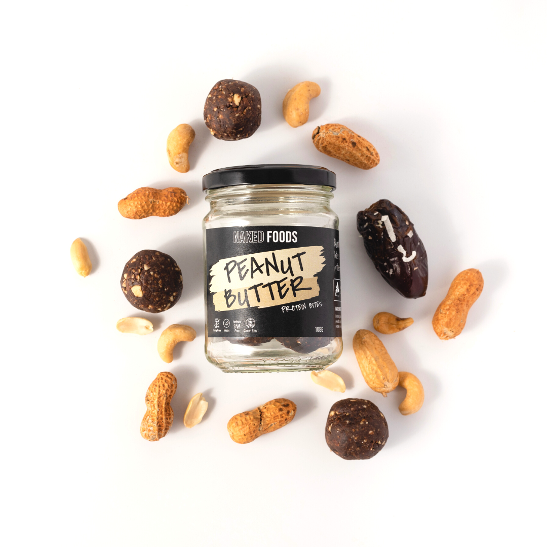 Peanut Butter Protein Bites Jar