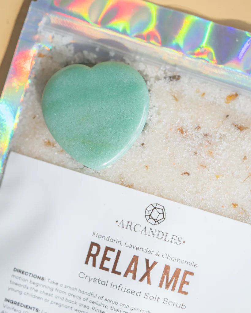 Arcandles Relax Me Crystal Organic Body Scrub