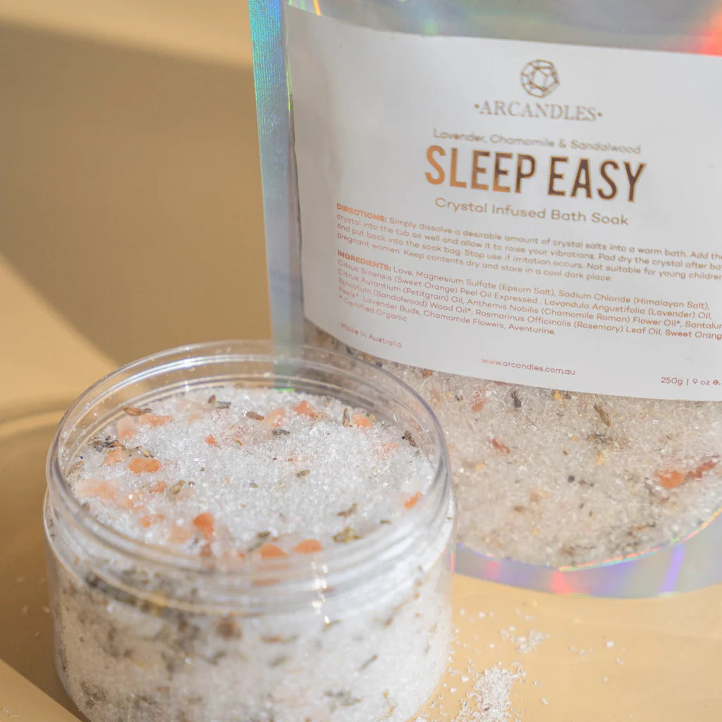 Arcandles Sleep Easy Bath Soak & Candle Set