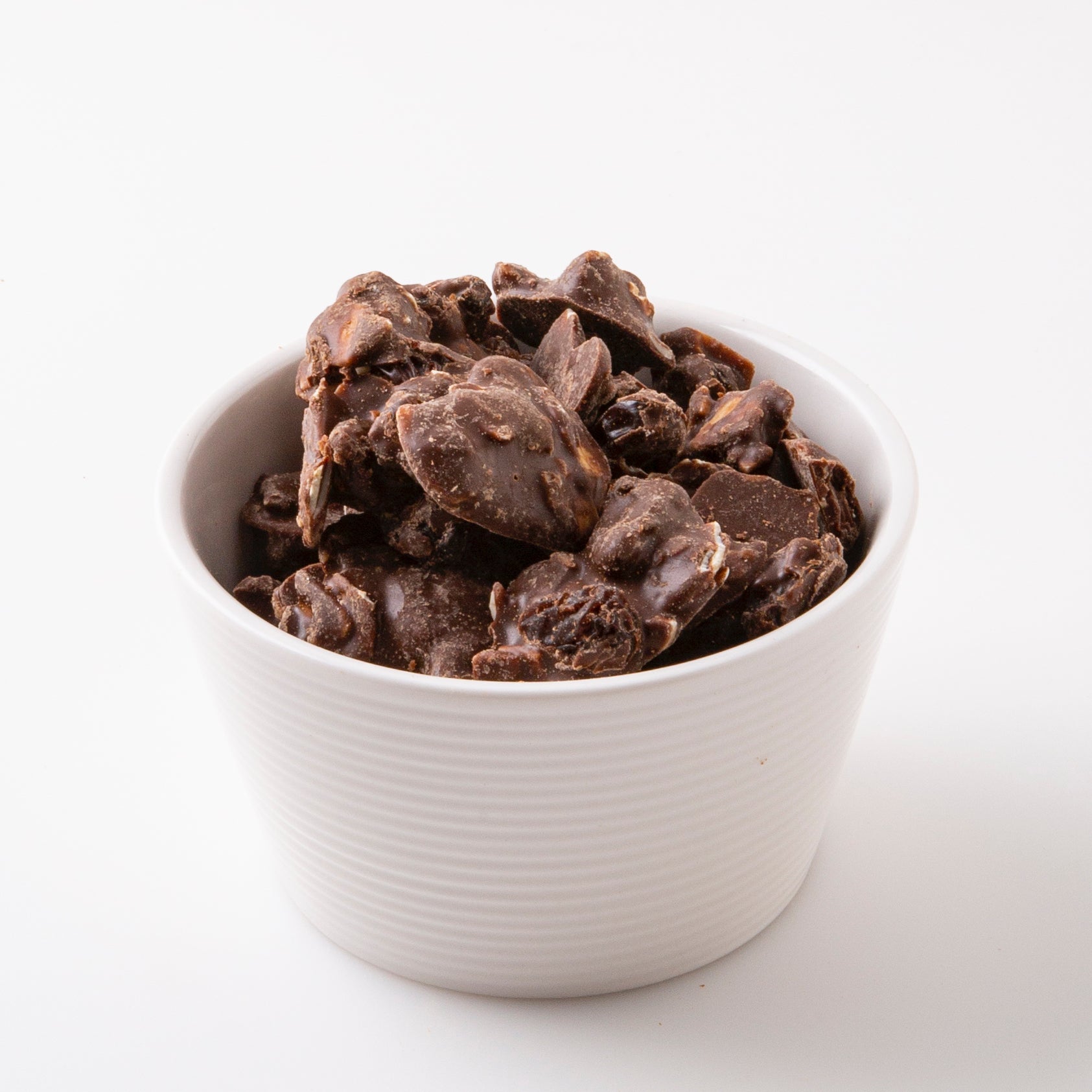 Almond Raisin Carob Clusters in a Bowl - Naked Foods