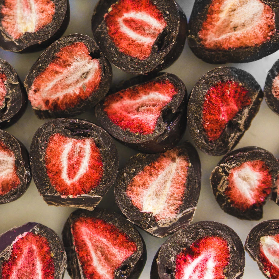 Dark Chocolate Freeze Dried Strawberries (Chocolates) Image 2 - Naked Foods