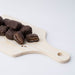 Dark Chocolate Turkish Delight (Chocolates) in wooden serving board- Naked Foods